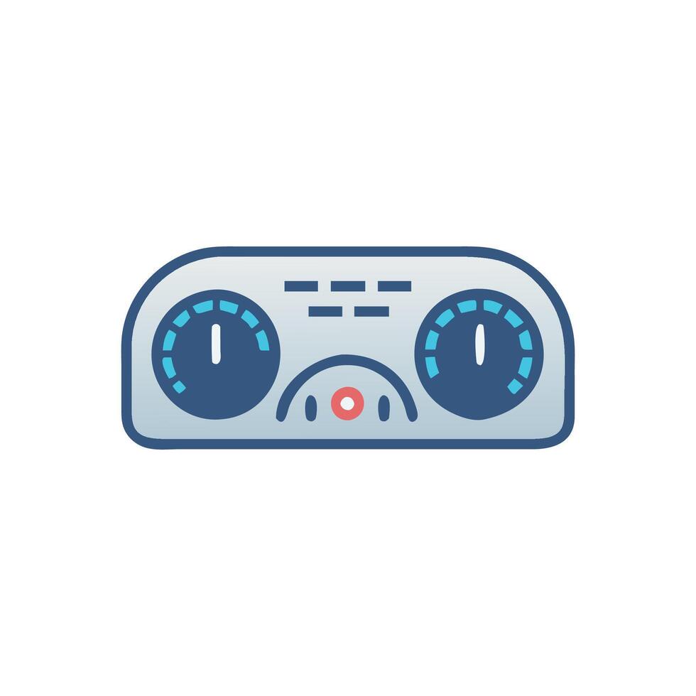 Stylish Car HUD Display vector