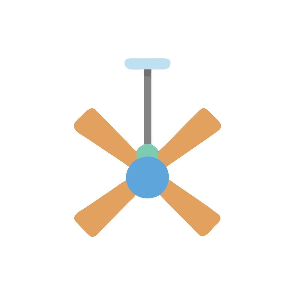 Stylish Ceiling Fan Design vector