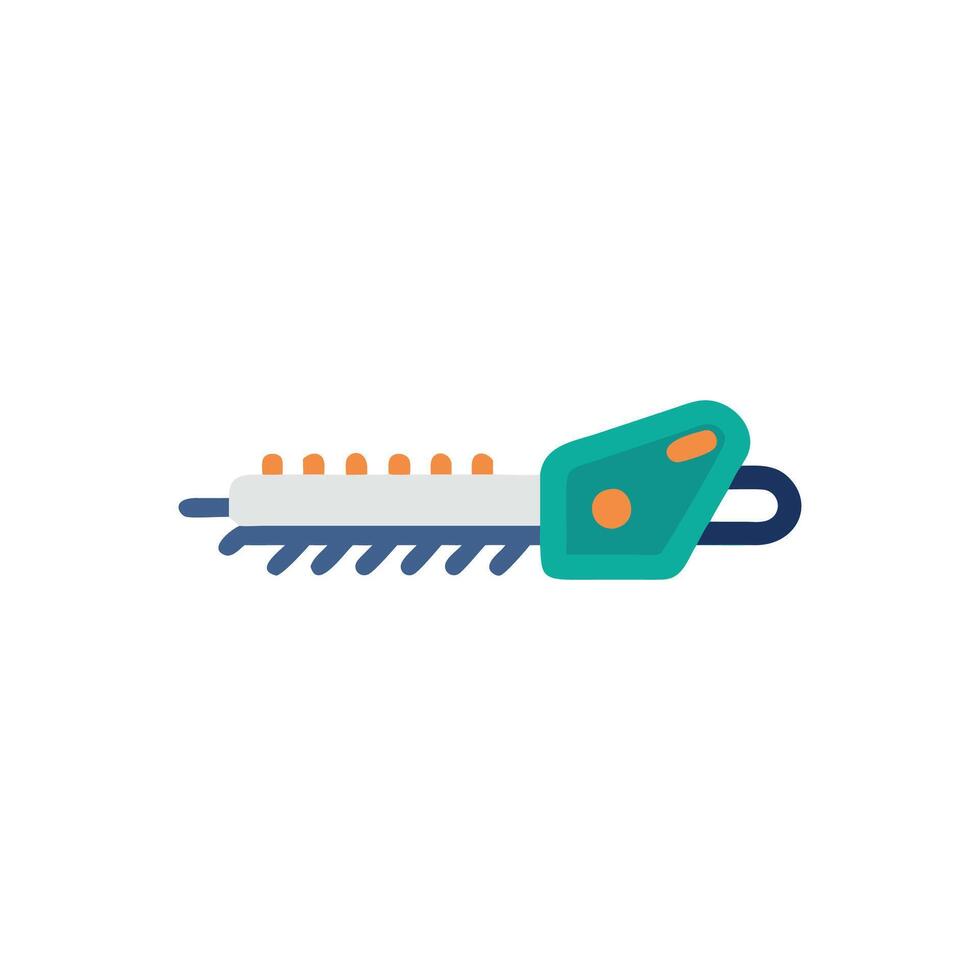Stylish Cordless Hedge Trimmer vector