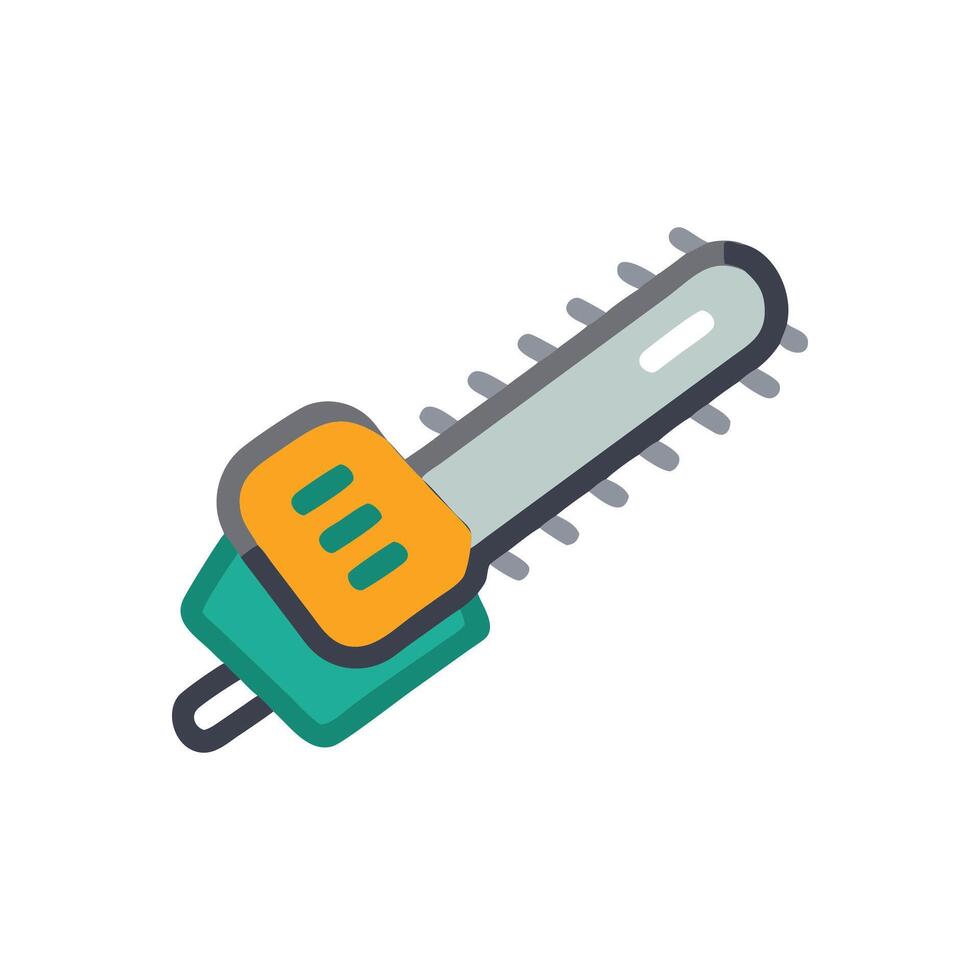 Innovative Cordless Hedge Trimmer Design vector