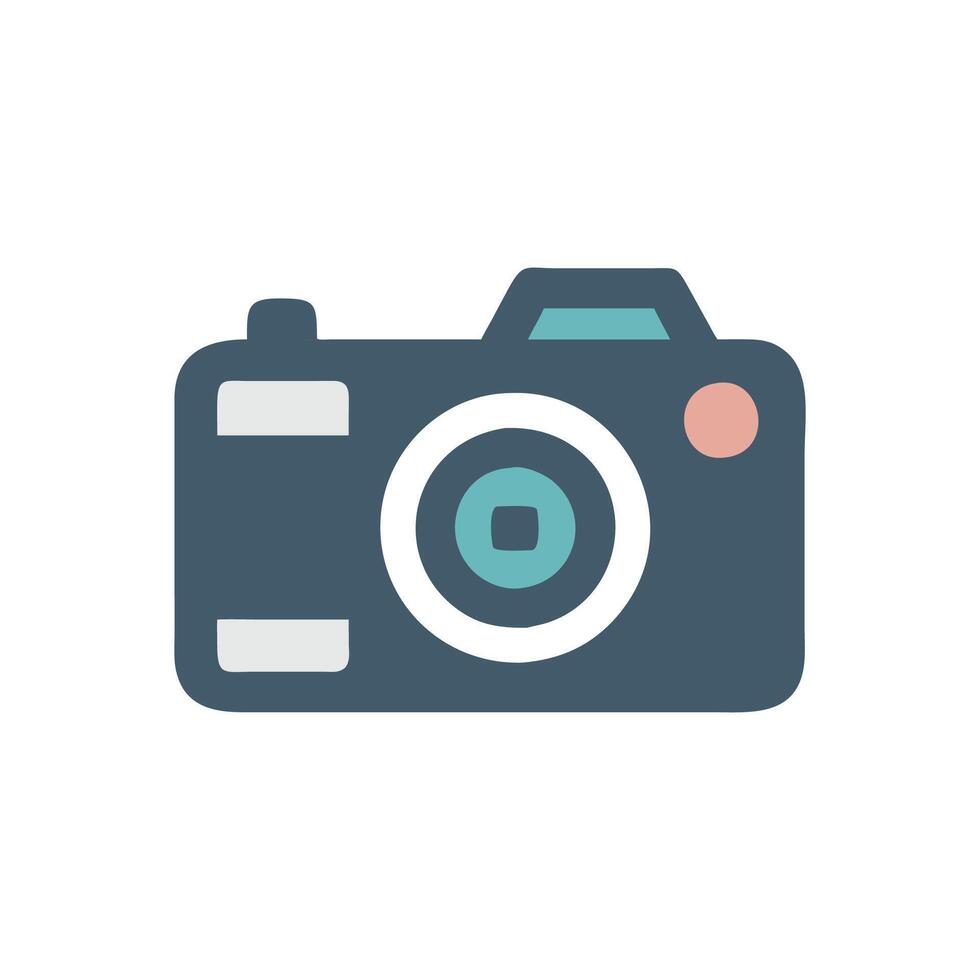 Digital Camera Icon for Photography vector