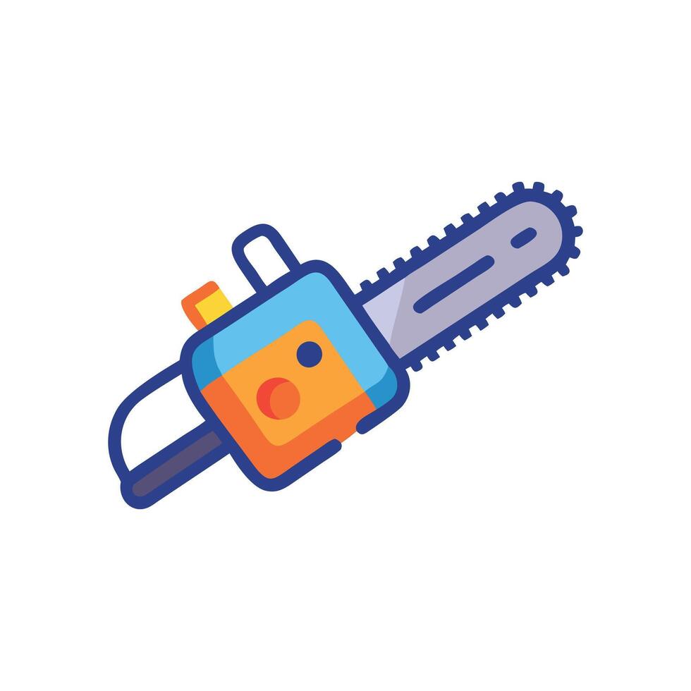 Versatile Electric Chainsaw Icon vector