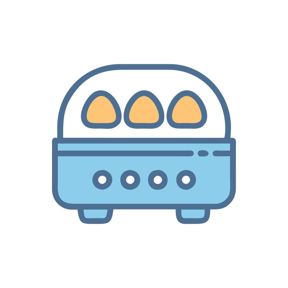 Stylish Electric Egg Cooker vector