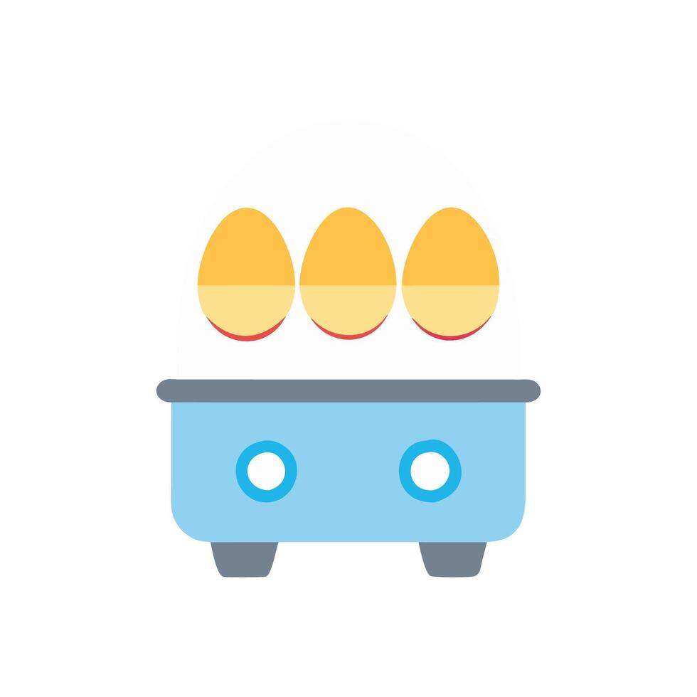 Electric Egg Cooker Icon for Kitchen Efficiency vector
