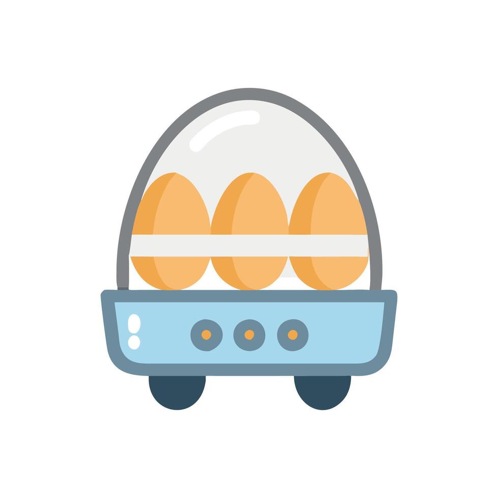 Innovative Electric Egg Cooker Icon vector