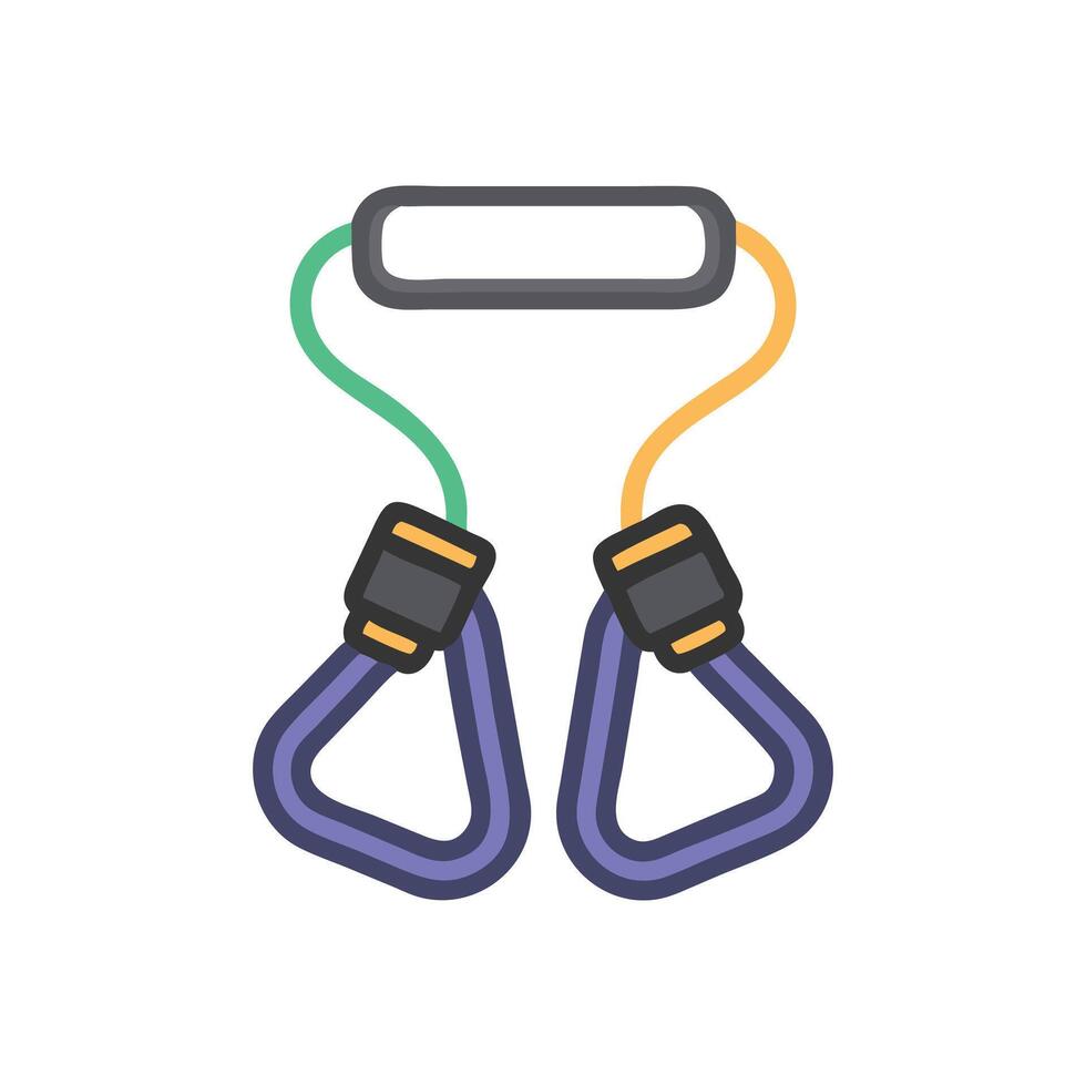 Innovative Electric Resistance Bands Icon vector