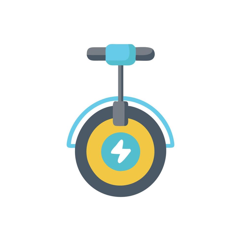 Stylish Electric Unicycle Design vector