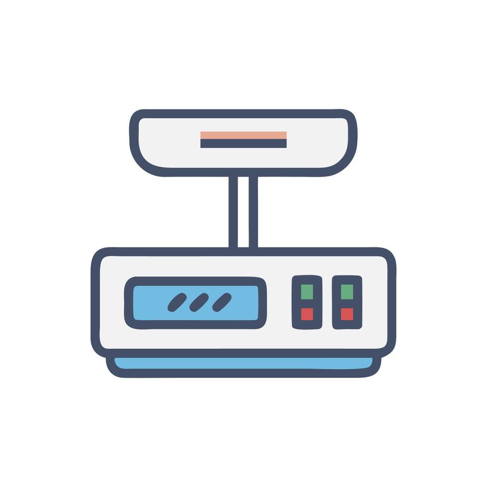 Innovative Electronic Scale Icon vector
