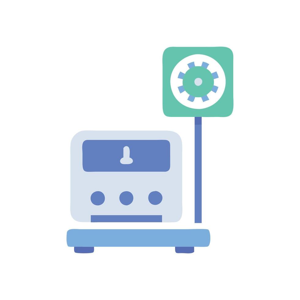 Stylish Electronic Scale Design vector