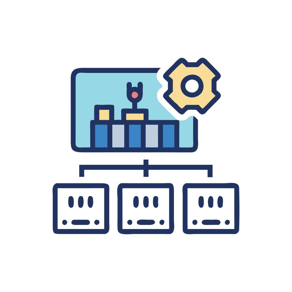 Factory Automation Control System Design vector