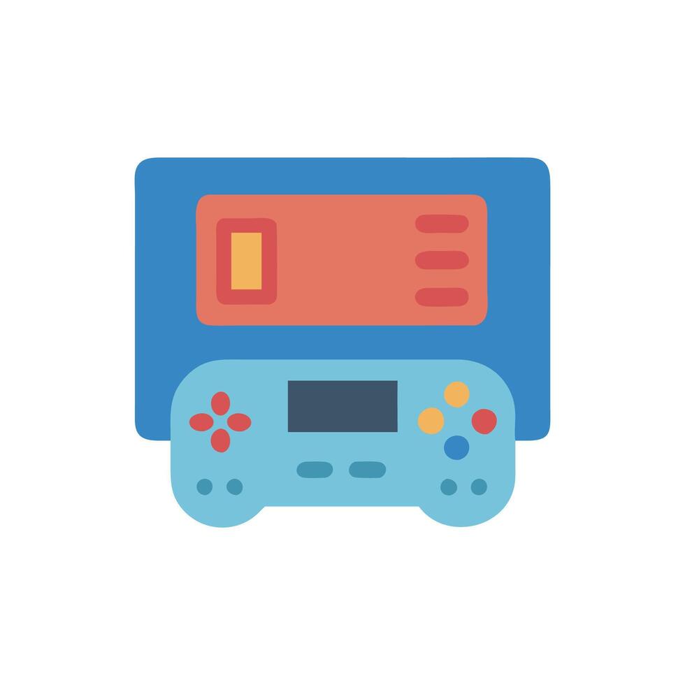 Gaming Console Interactive Entertainment Icon vector