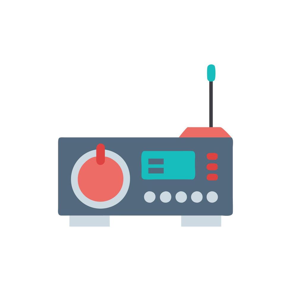 Ham Radio Communication Equipment Design vector