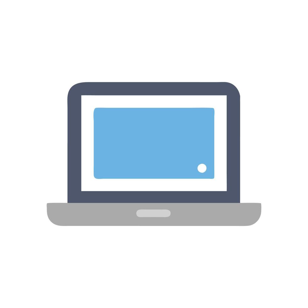 Portable Laptop Computer Icon vector