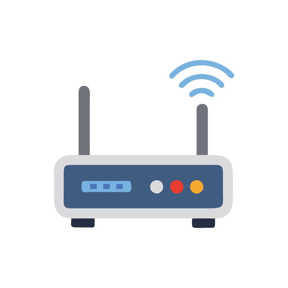 Modem Icon Design vector