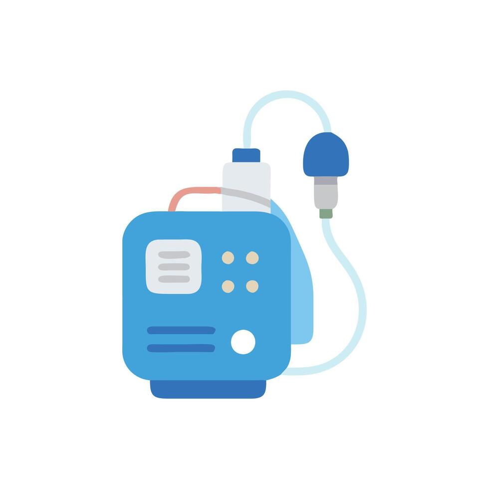 Nebulizer Machine Health Device Icon vector