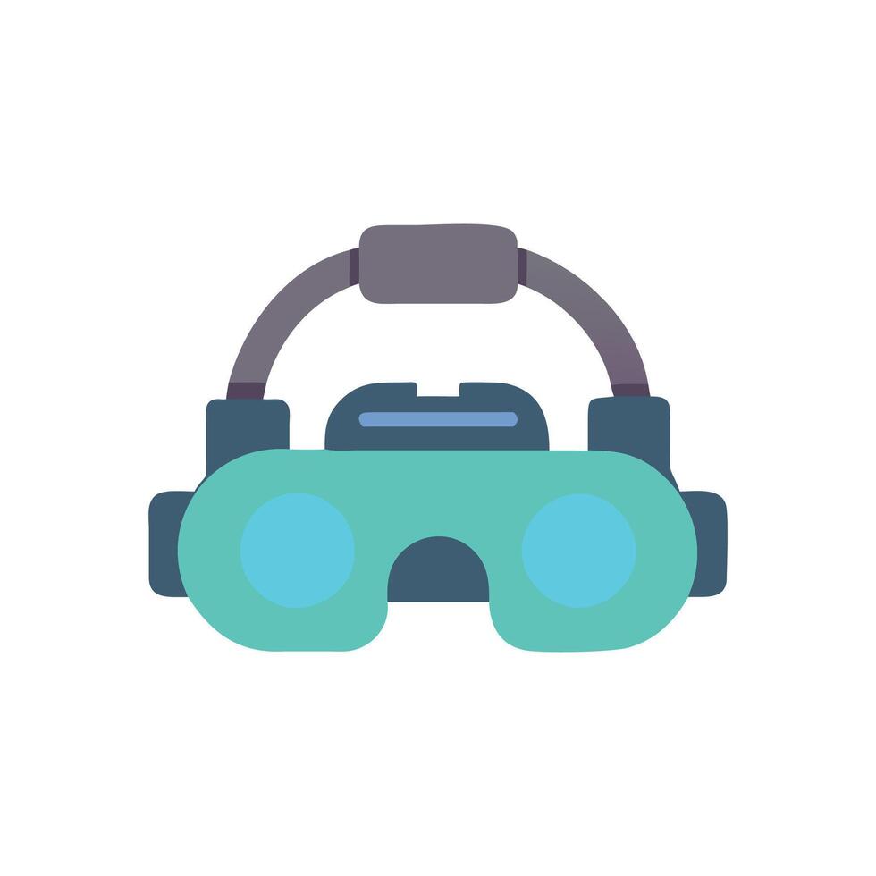 Night Vision Goggles Viewing Device Icon vector