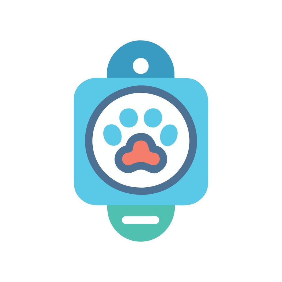 Pet Tracker Icon Design vector