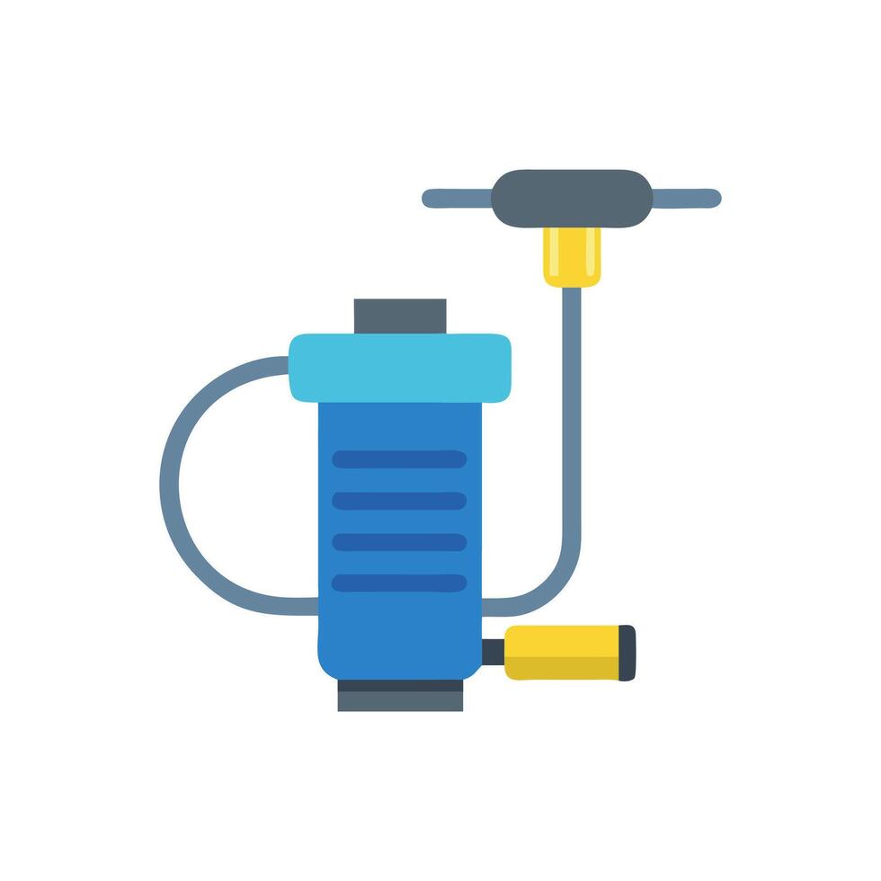 Portable Air Pump Icon Design vector