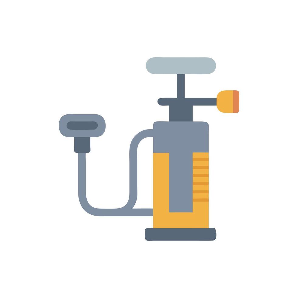 Portable Air Pump Inflation Device Icon vector