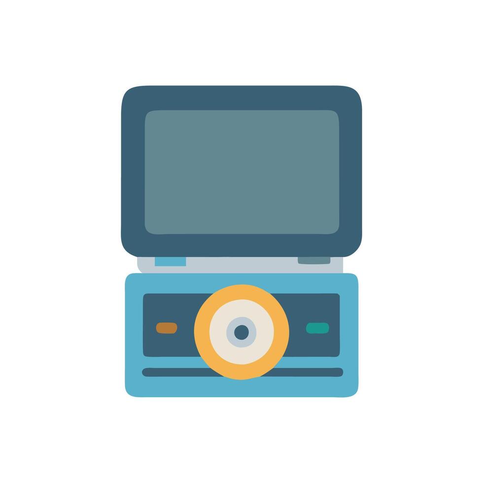 Portable DVD Player Icon Design vector