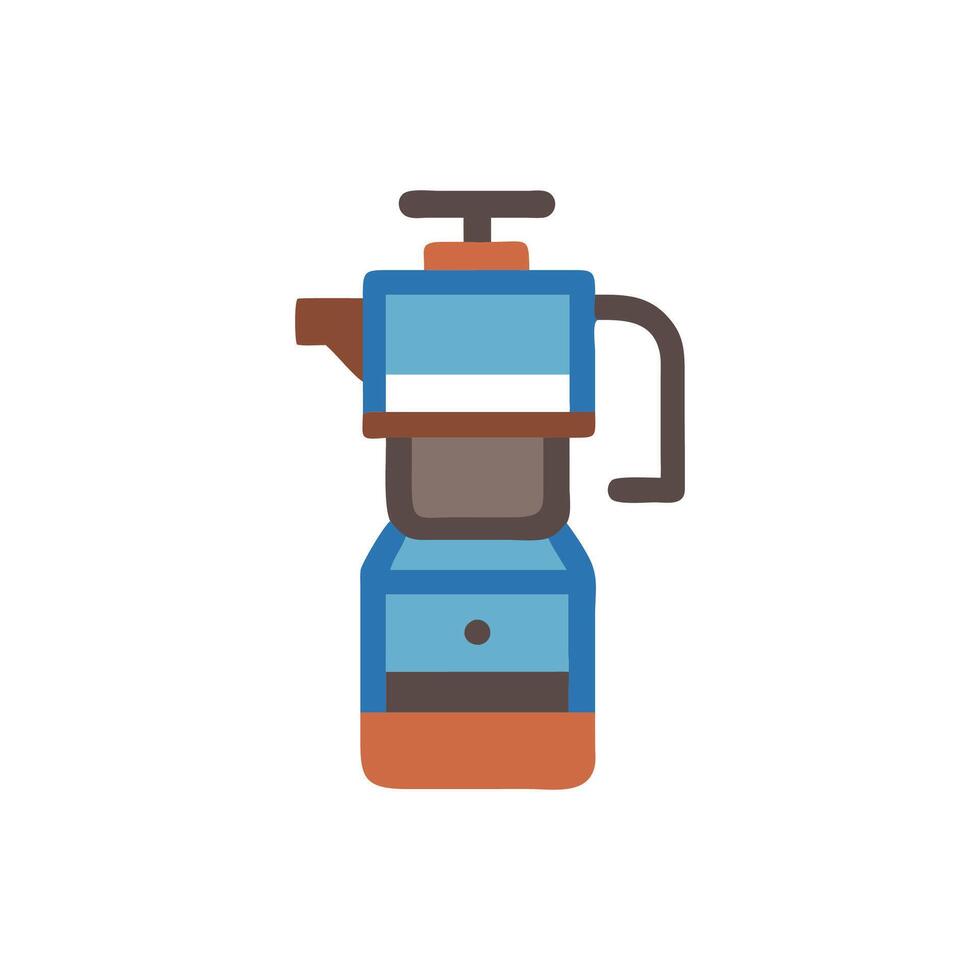 Portable Espresso Maker Icon Design vector