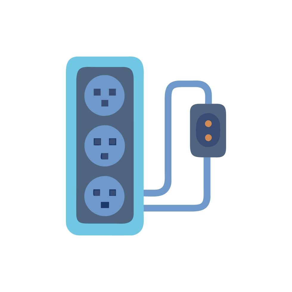 Power Strip Icon Design vector