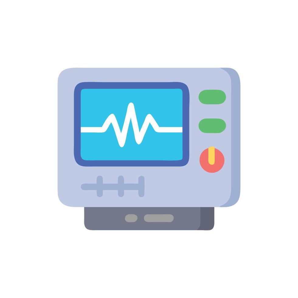 Sleep Monitoring Device Icon Design vector