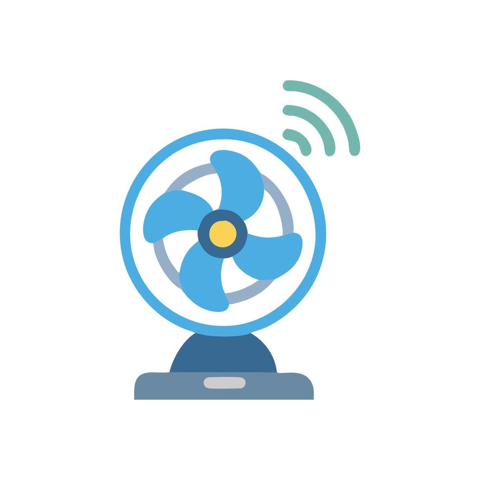 Smart Fan Device Icon vector