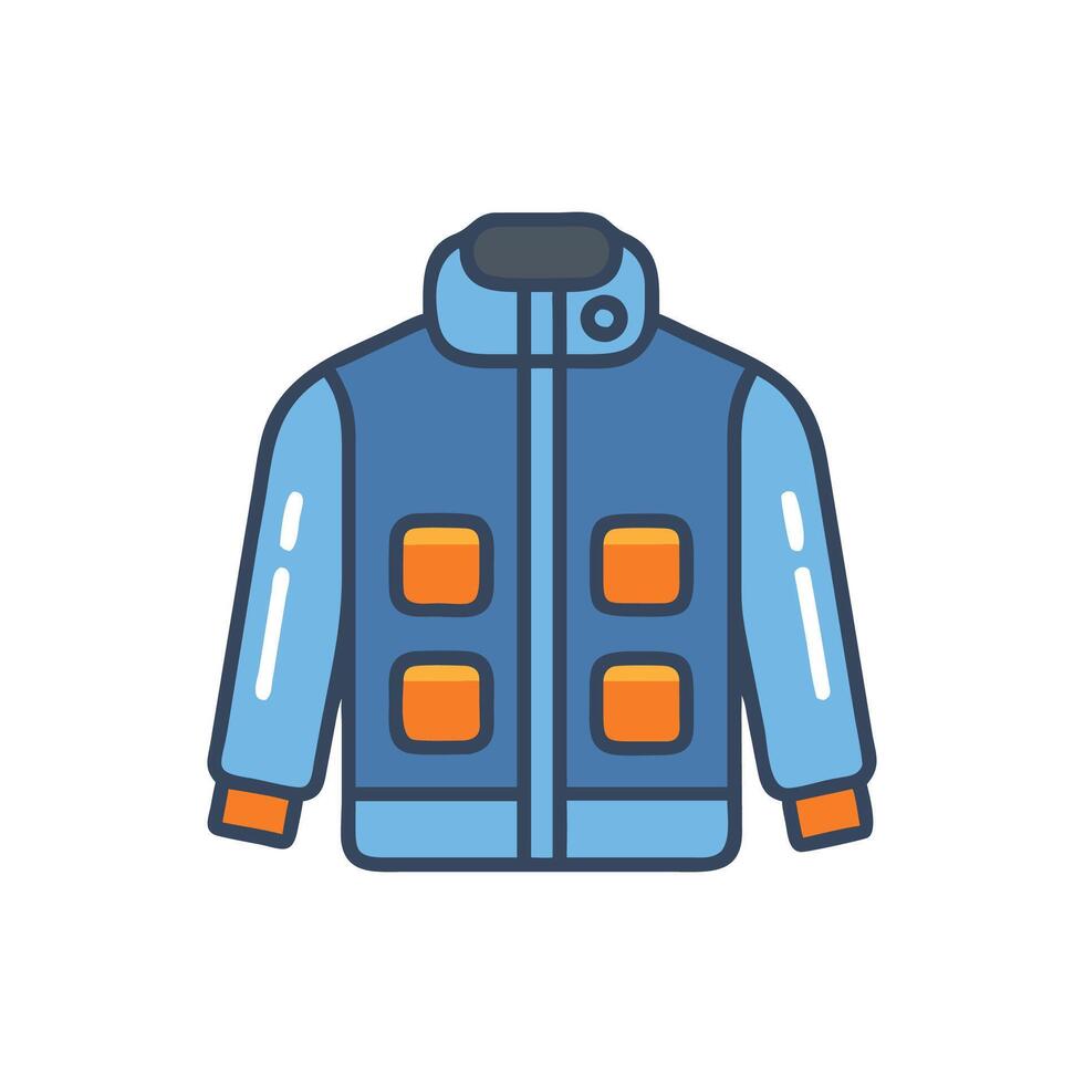 Heated Jacket Smart Icon vector