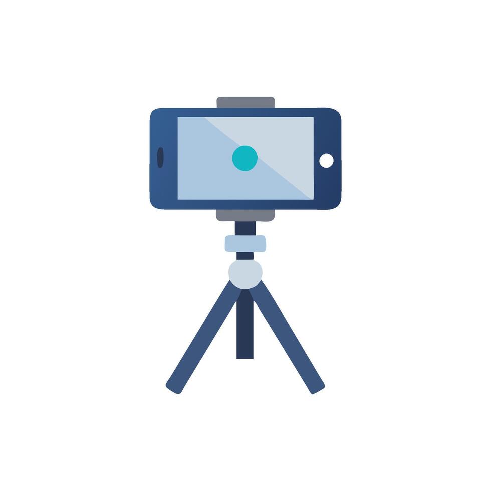 Versatile Tripod Icon for Smartphone vector