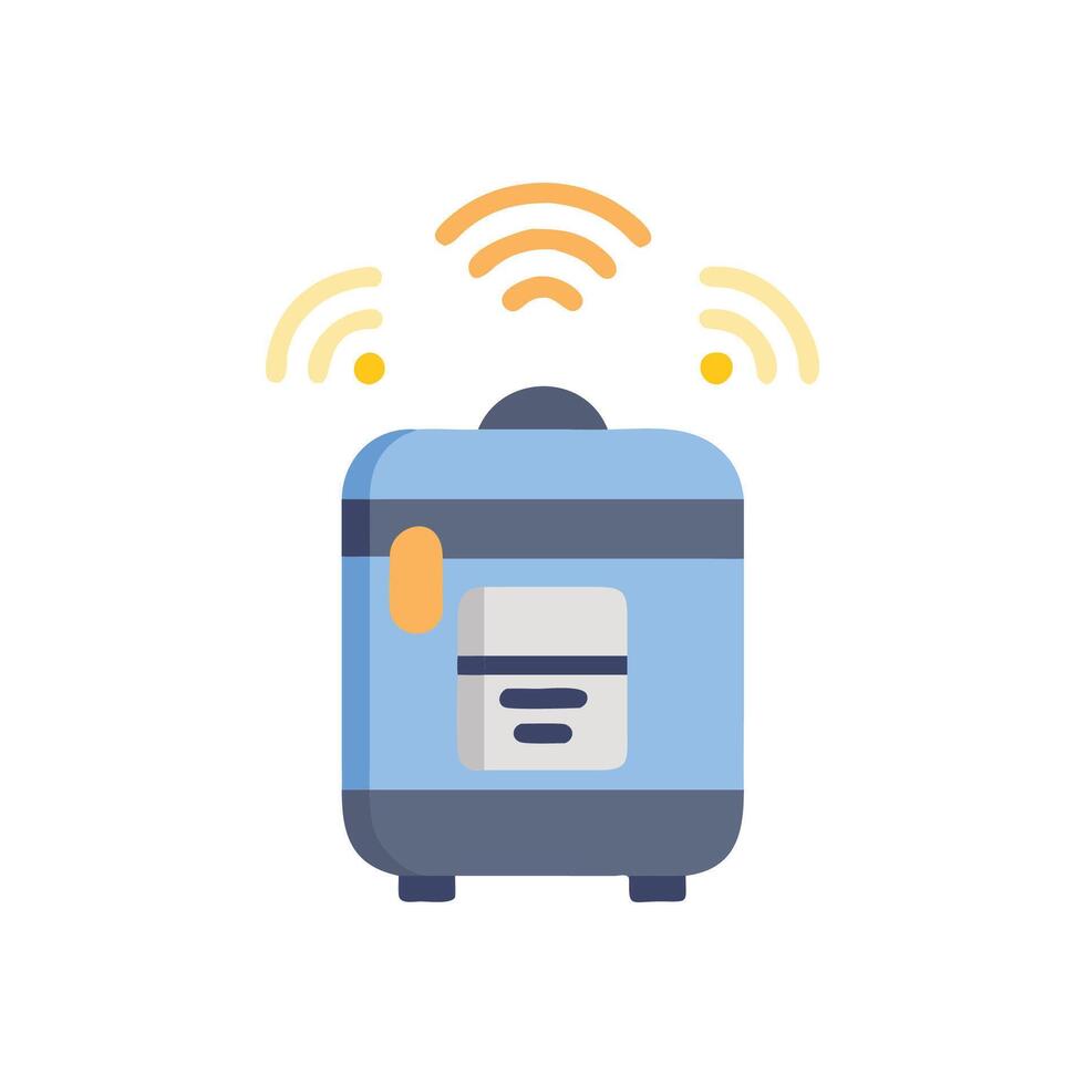 Smart Rice Dispenser Device Icon Design vector