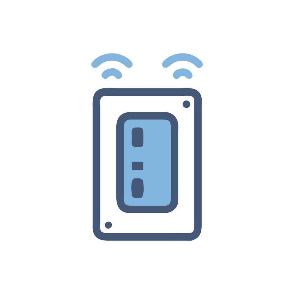 Smart Switch Control Device Icon vector