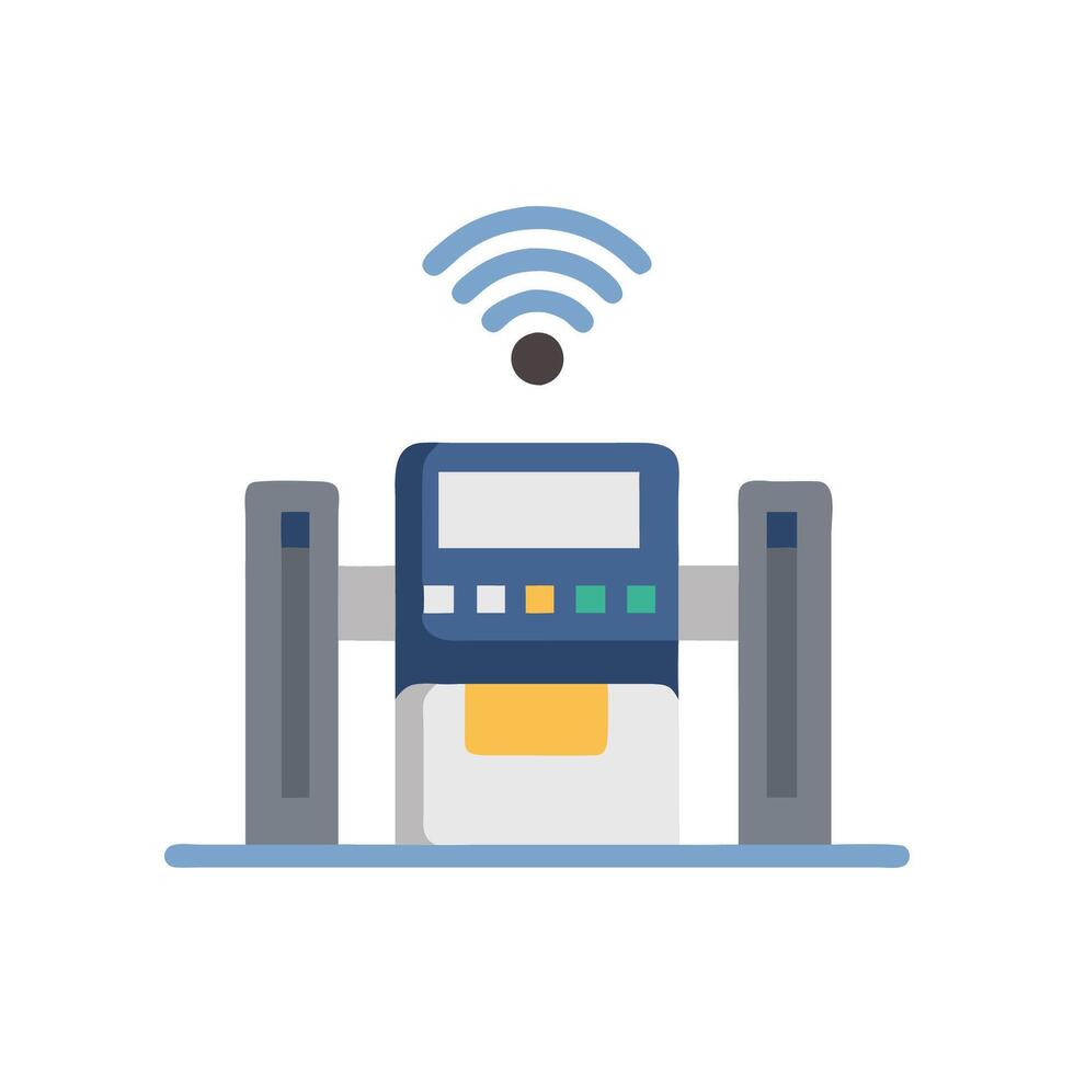 Warehouse Scanner Smart Icon vector