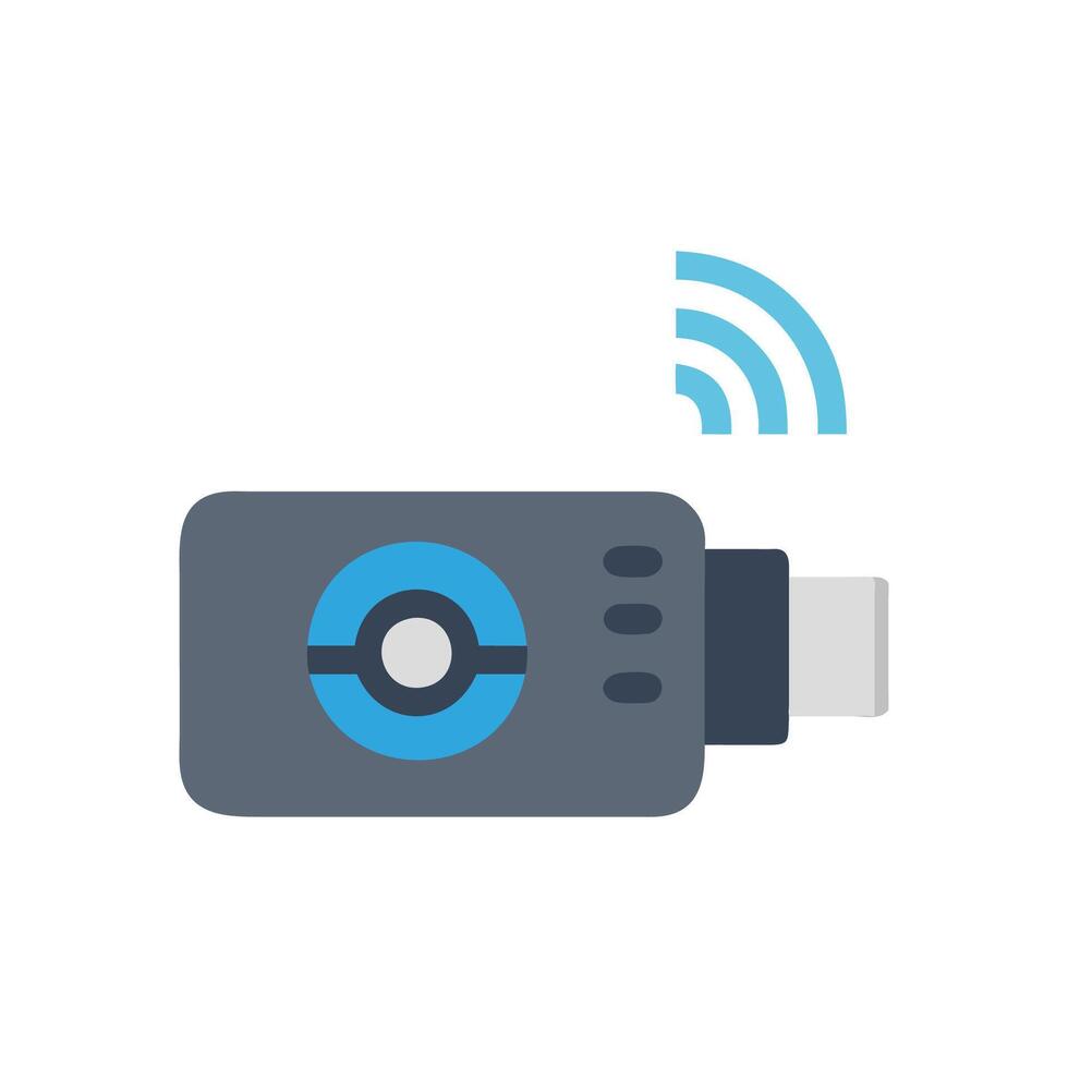 Stylish Streaming Stick Icon Design vector