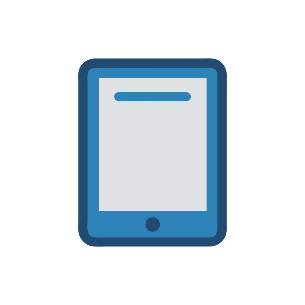 Unique Tablet Design for Use vector