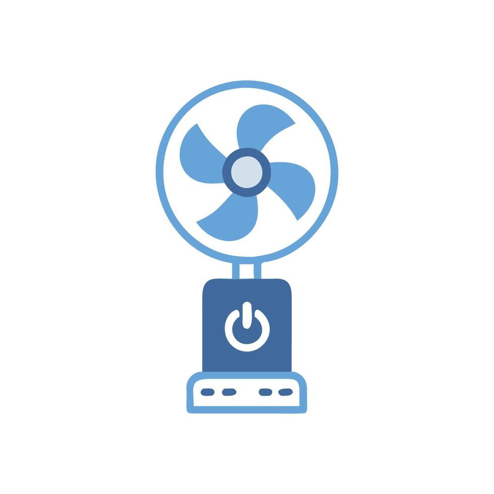 Compact USB Fan Icon for Use vector