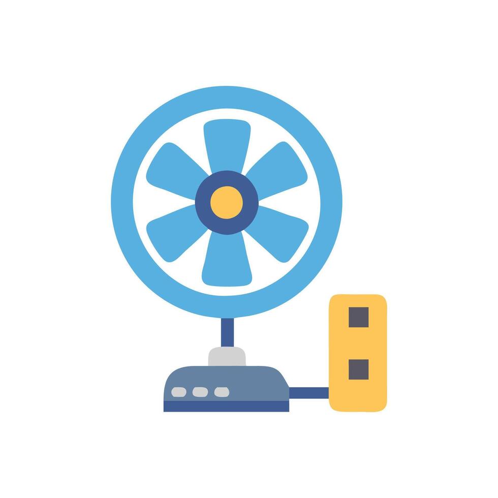 Stylish USB Fan Icon for Designers vector
