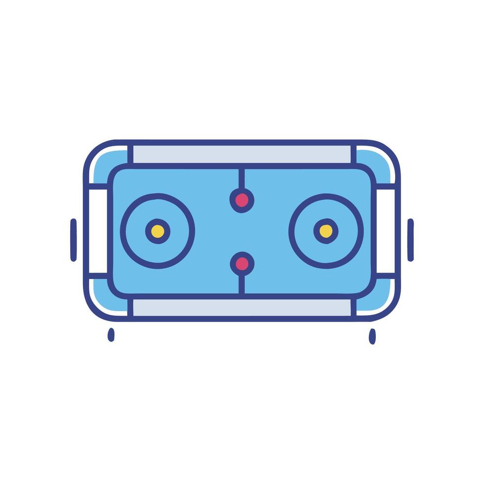 Icon Design for Air Hockey Table vector