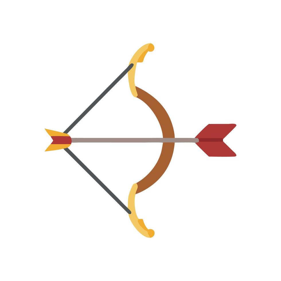 Dynamic Archery Icon Design vector