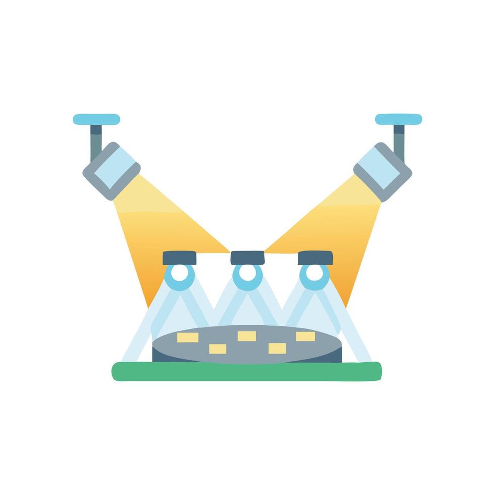 Icon Design for Arena Spotlight vector