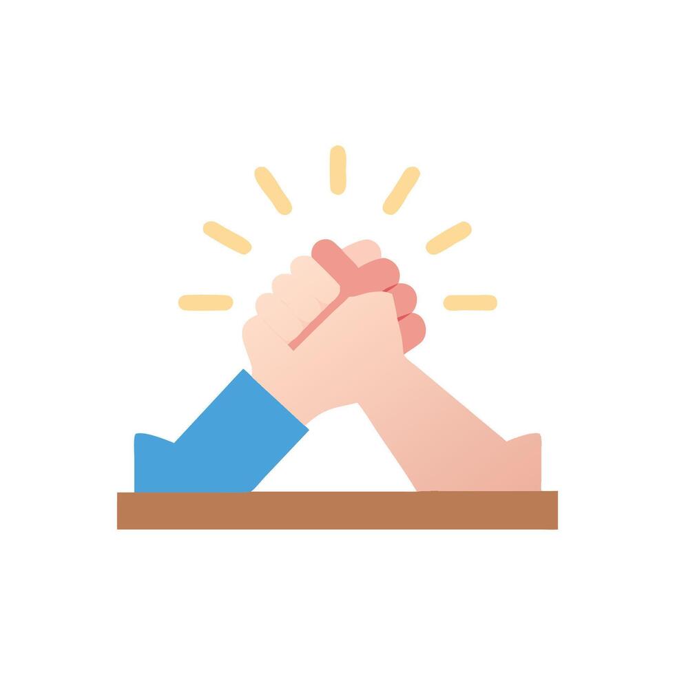Icon of Arm Wrestling Competition vector