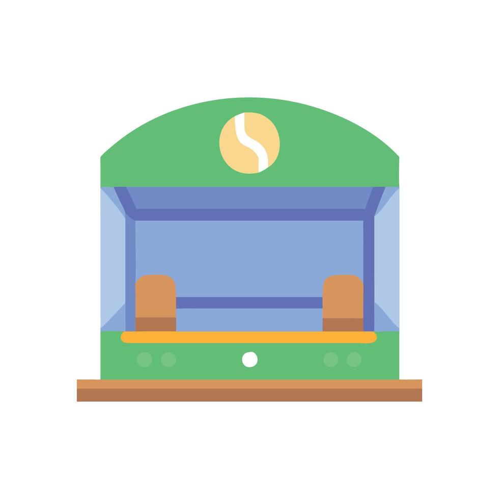 Baseball Dugout Icon Design vector