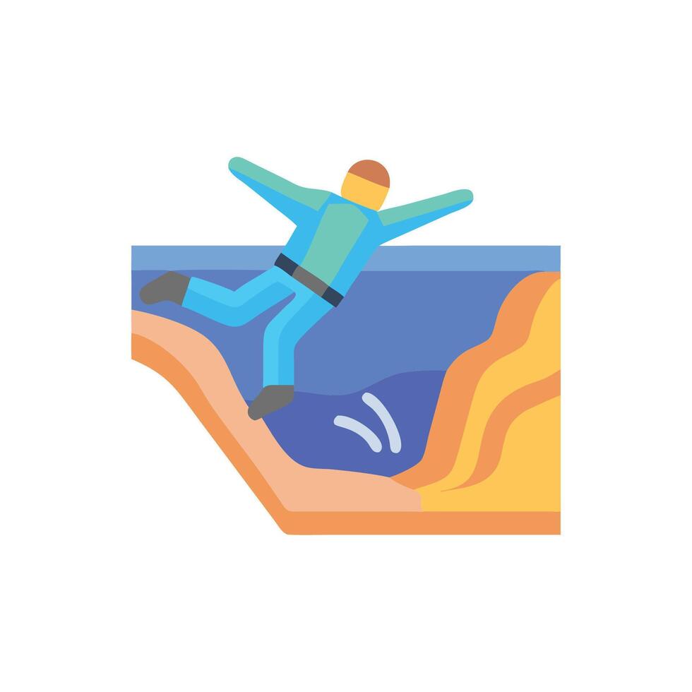 Icon Design for Base Jumping vector