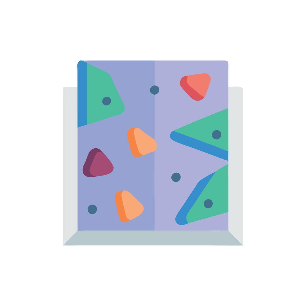 Icon Design for Bouldering Wall vector
