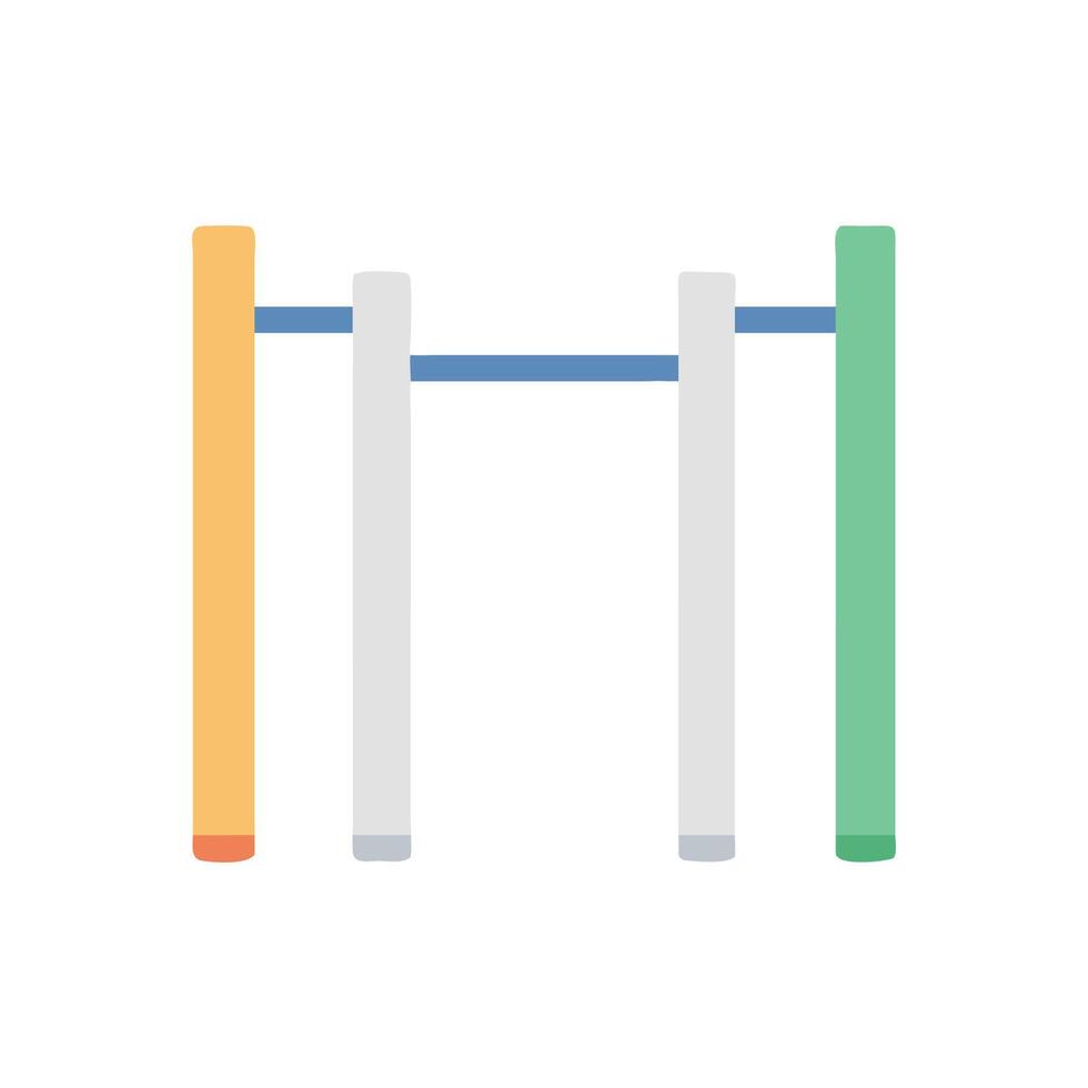 Icon Design for Calisthenics Bars vector