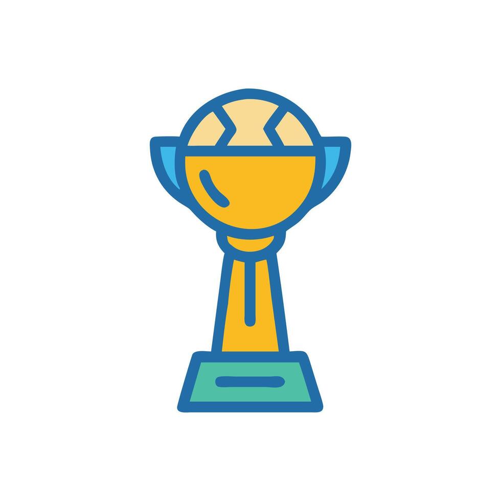 Championship Trophy Icon Design vector