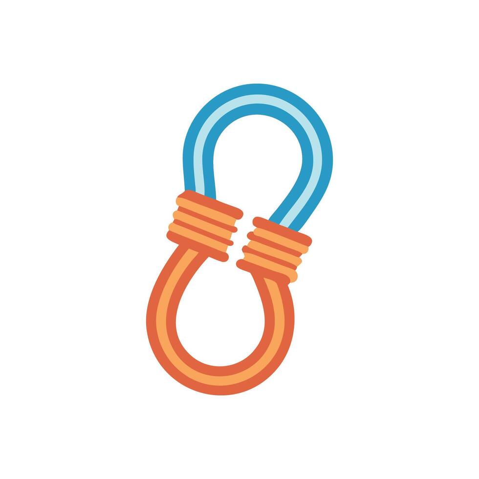 Climbing Rope Icon for Adventure vector