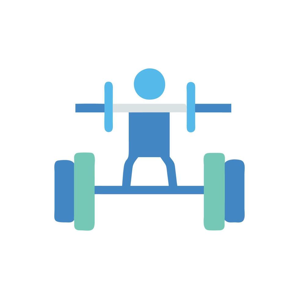 Dynamic Deadlift Icon Design vector