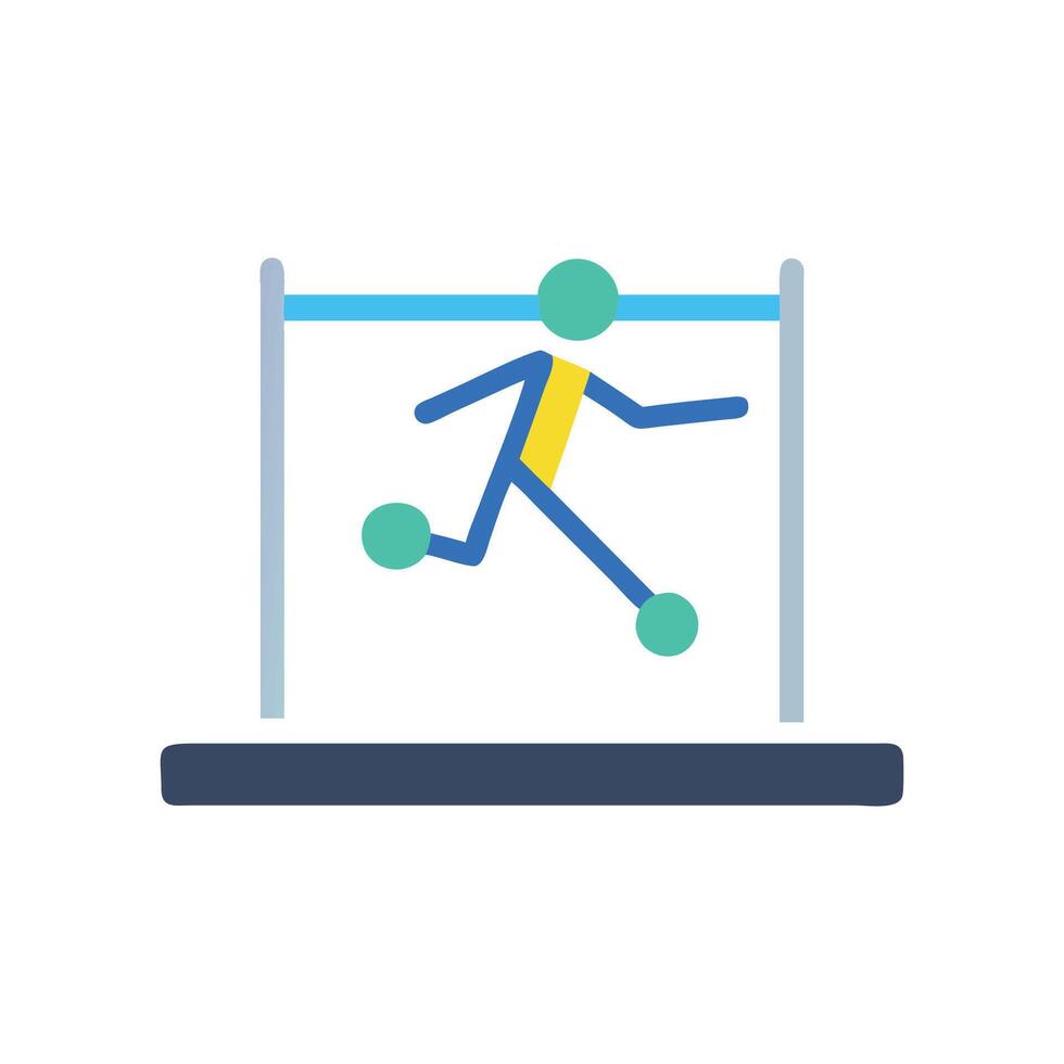 Dynamic Decathlon Event Icon Design vector