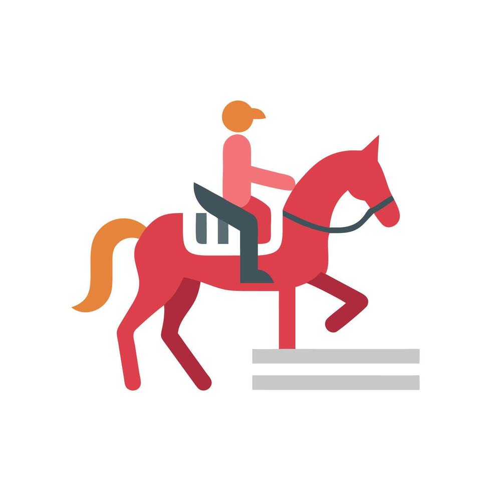 Icon Design for Equestrian Dressage vector